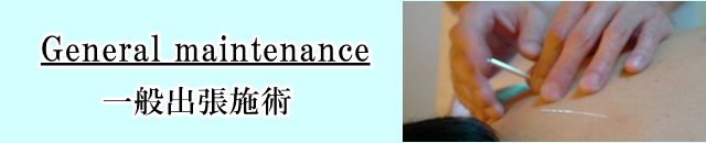 一般出張施術